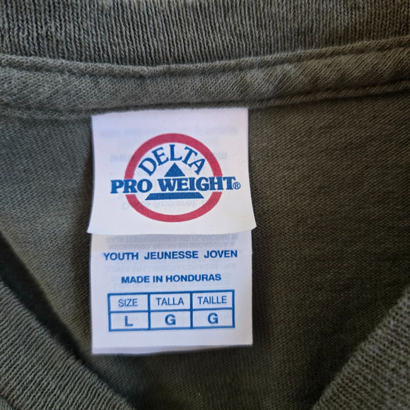 Vintage 90s New Orleans T Shirt Youth Large The Big Easy Embroidered Baby Tee - Picture 4 of 7